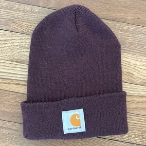Carhartt Dark Purple Knit Beanie